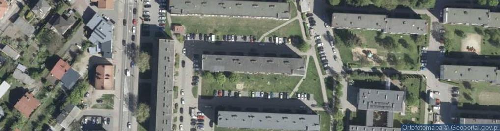 Zdjęcie satelitarne 71 Pułku Piechoty ul.