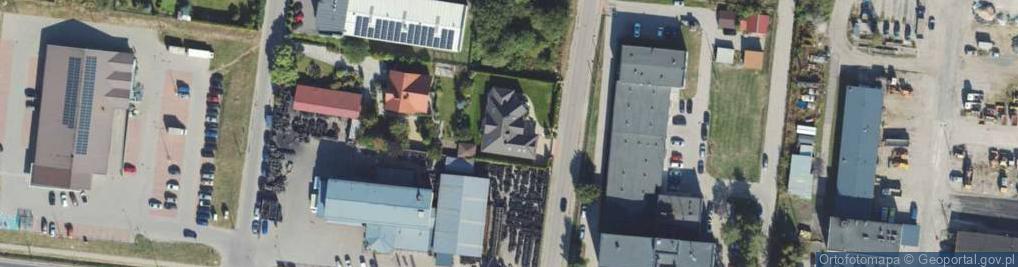 Zdjęcie satelitarne Afrykańska ul.