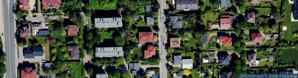 Zdjęcie satelitarne Akademii Umiejętności ul.