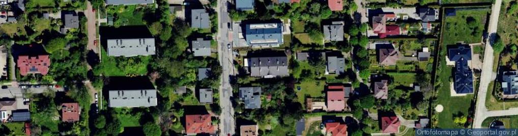 Zdjęcie satelitarne Akademii Umiejętności ul.