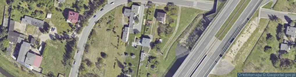Zdjęcie satelitarne Akacjowa ul.