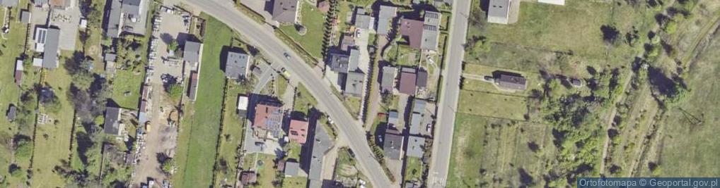 Zdjęcie satelitarne Akacjowa ul.