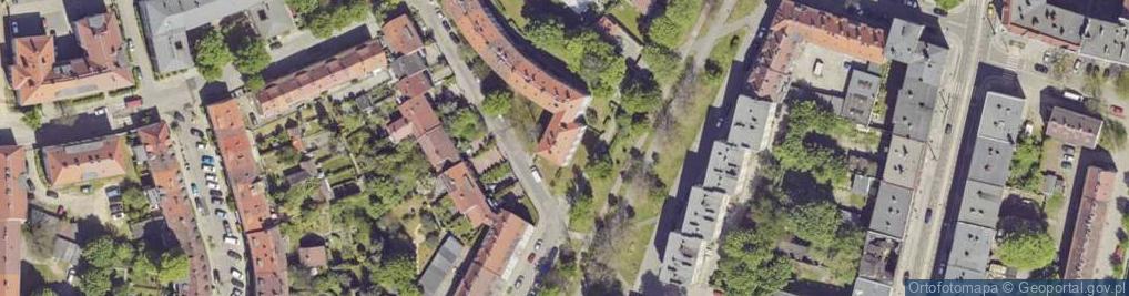 Zdjęcie satelitarne Akacjowa ul.