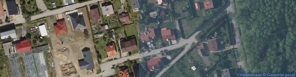 Zdjęcie satelitarne Akacjowa ul.