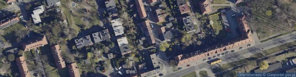 Zdjęcie satelitarne Akacjowa ul.