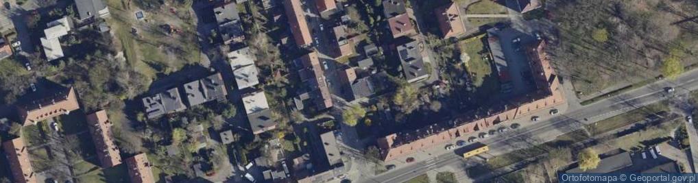 Zdjęcie satelitarne Akacjowa ul.