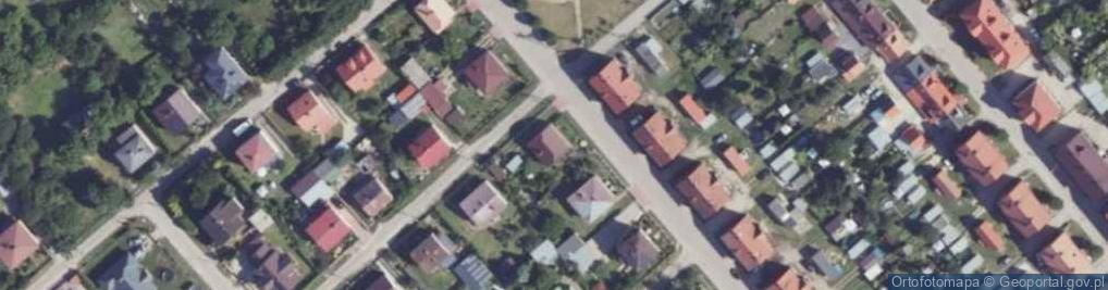 Zdjęcie satelitarne Akacyjna ul.