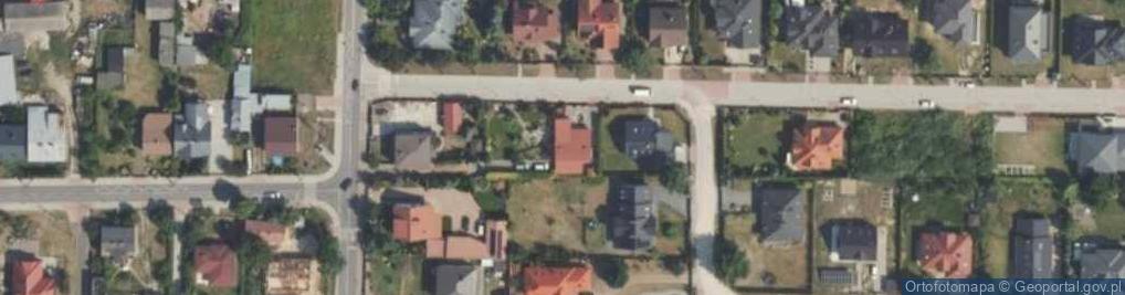 Zdjęcie satelitarne Akacjowa ul.