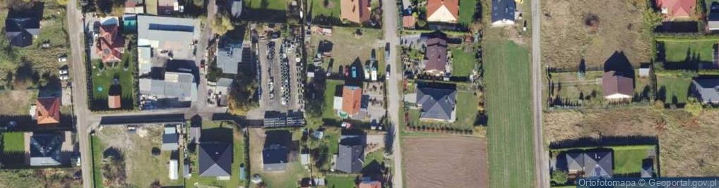 Zdjęcie satelitarne Akacjowa ul.