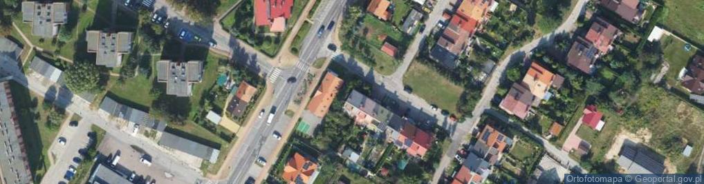 Zdjęcie satelitarne Akacjowa ul.