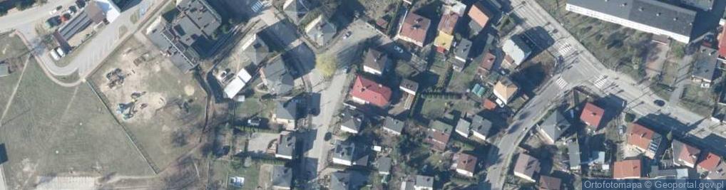 Zdjęcie satelitarne Akacjowa ul.