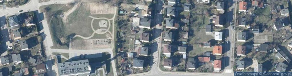 Zdjęcie satelitarne Akacjowa ul.