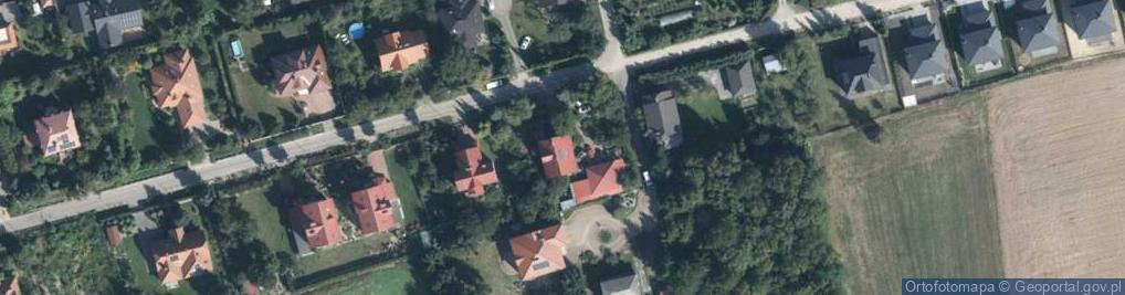 Zdjęcie satelitarne Aksamitna ul.