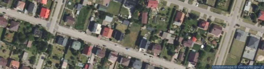 Zdjęcie satelitarne Akacjowa ul.