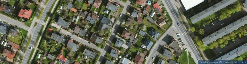 Zdjęcie satelitarne Akacjowa ul.