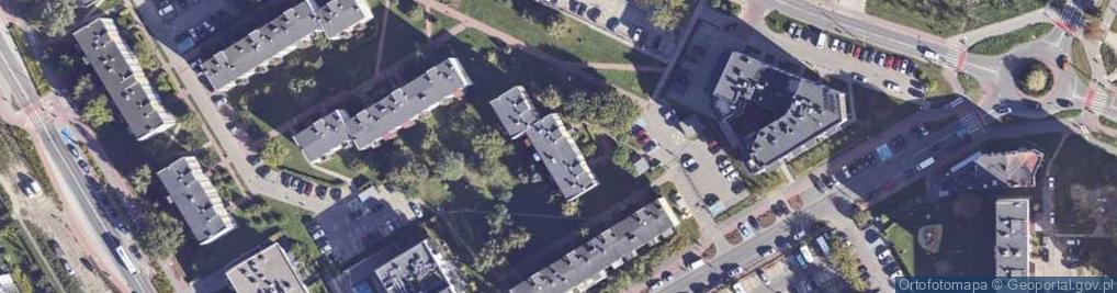 Zdjęcie satelitarne Akacjowa ul.