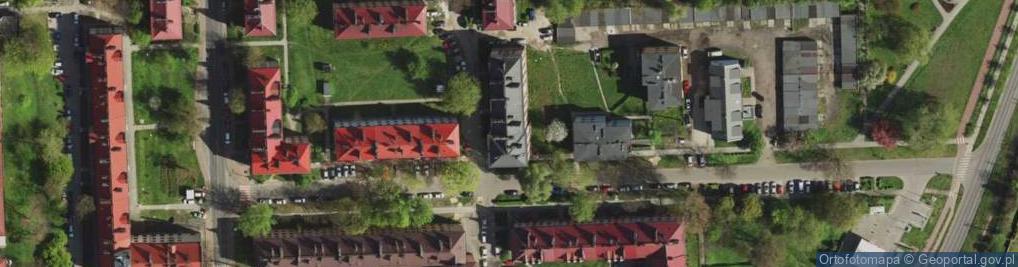 Zdjęcie satelitarne Akacjowa ul.