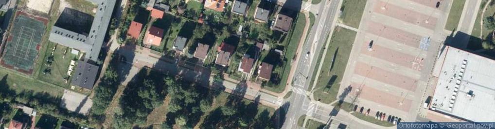 Zdjęcie satelitarne Akacjowa ul.