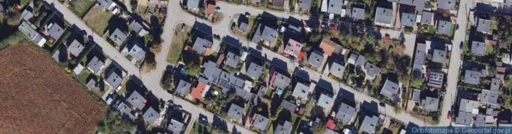 Zdjęcie satelitarne Akacjowa ul.