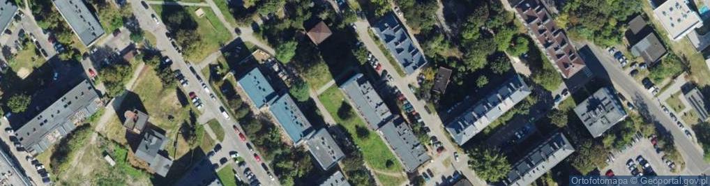 Zdjęcie satelitarne Akacjowa ul.