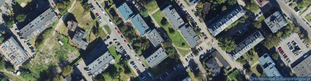 Zdjęcie satelitarne Akacjowa ul.