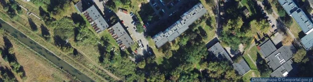Zdjęcie satelitarne Akacjowa ul.