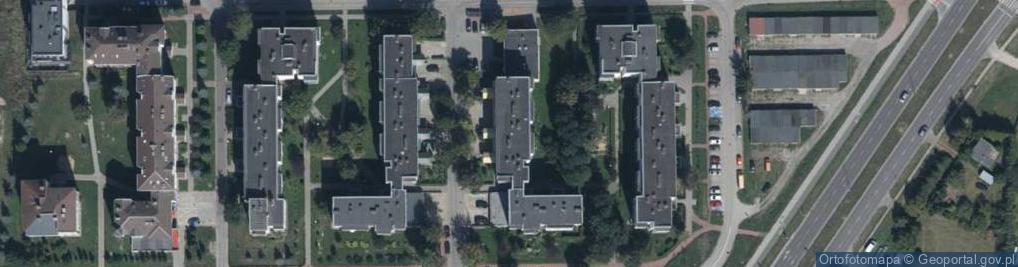 Zdjęcie satelitarne Akacjowa ul.