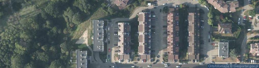 Zdjęcie satelitarne Akwarelowa ul.