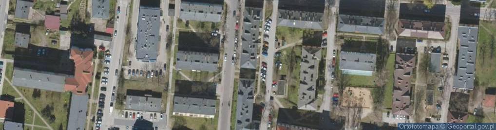Zdjęcie satelitarne Akacjowa ul.