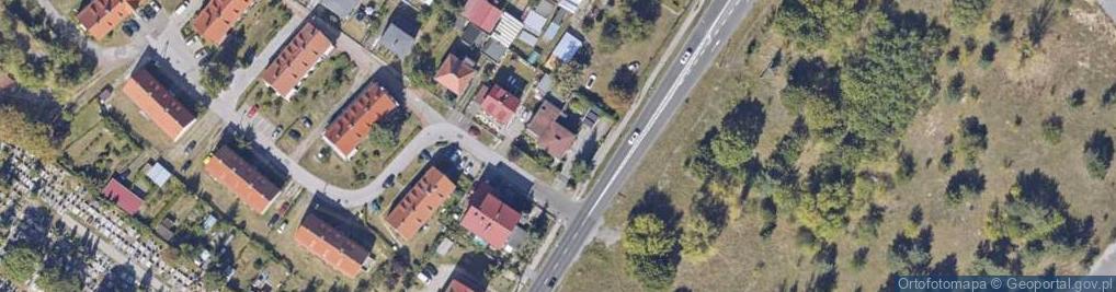 Zdjęcie satelitarne Akacjowa ul.