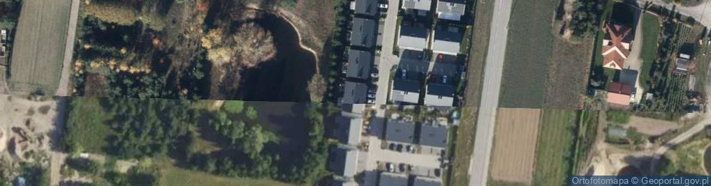 Zdjęcie satelitarne Aksamitna ul.