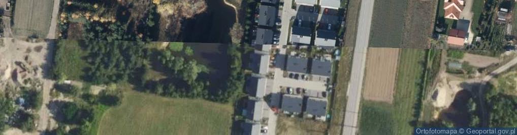 Zdjęcie satelitarne Aksamitna ul.