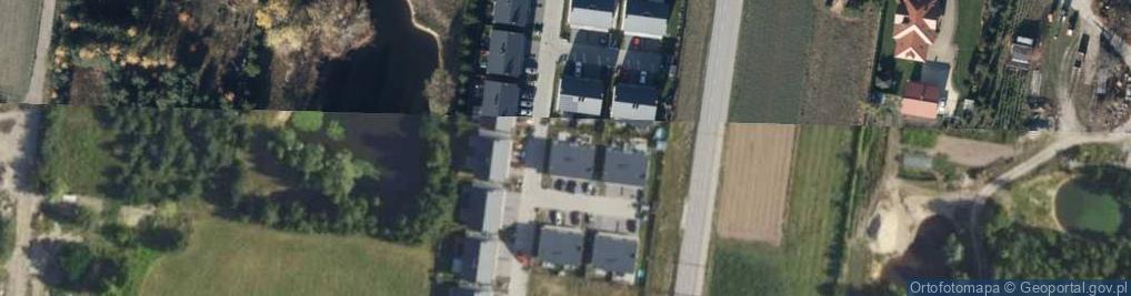 Zdjęcie satelitarne Aksamitna ul.
