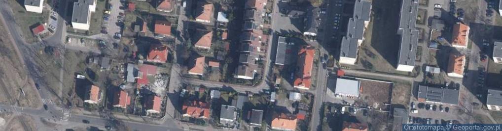 Zdjęcie satelitarne Akacjowa ul.