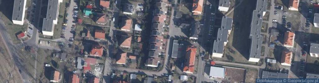 Zdjęcie satelitarne Akacjowa ul.