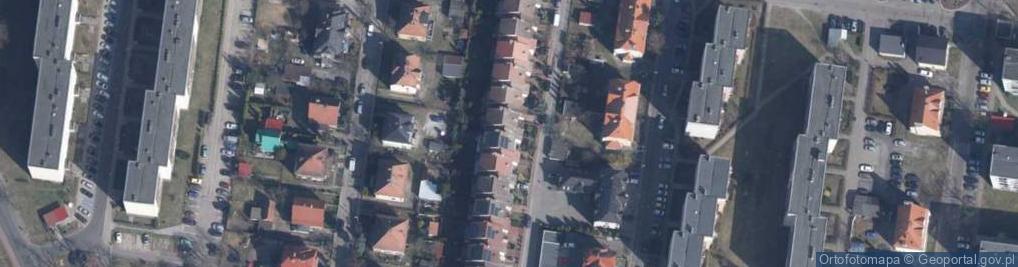 Zdjęcie satelitarne Akacjowa ul.