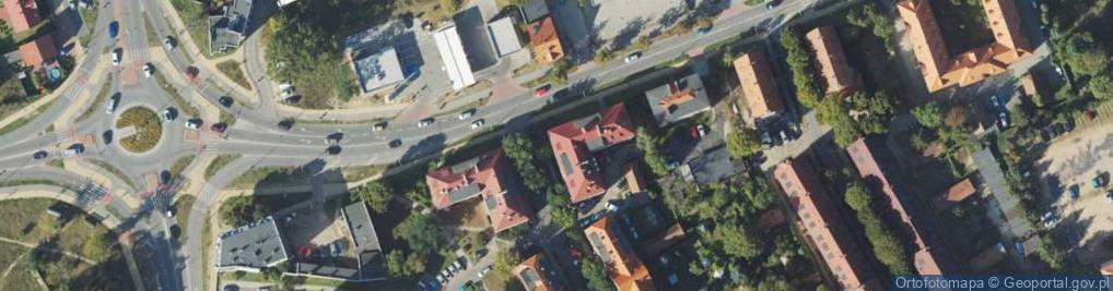 Zdjęcie satelitarne Akacjowa ul.