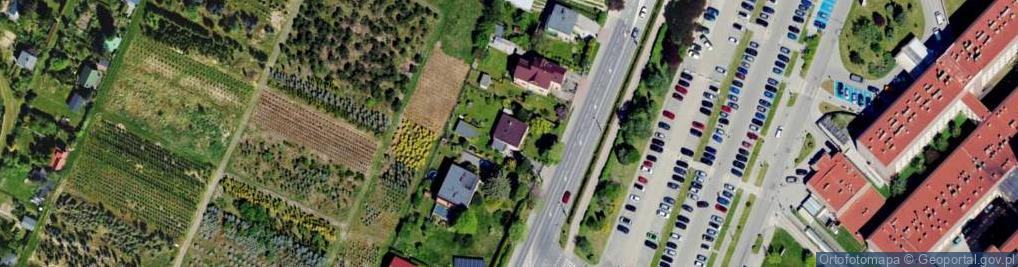 Zdjęcie satelitarne Aleja Armii Krajowej al.