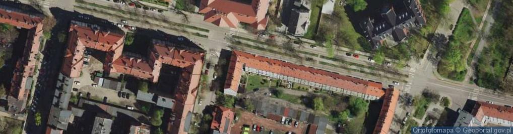 Zdjęcie satelitarne Aleja Legionów al.