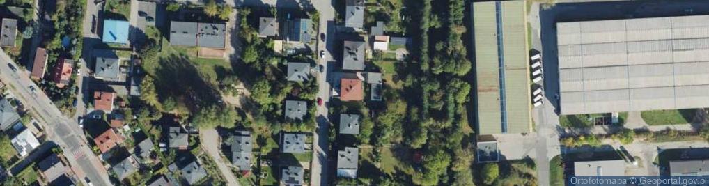 Zdjęcie satelitarne Aleja Róż al.
