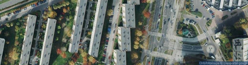 Zdjęcie satelitarne Aleja Armii Krajowej al.