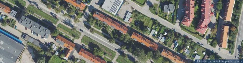 Zdjęcie satelitarne Aleja Grunwaldzka al.