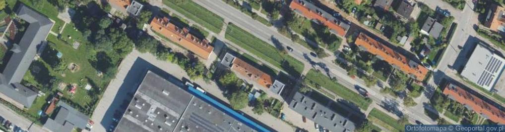 Zdjęcie satelitarne Aleja Grunwaldzka al.