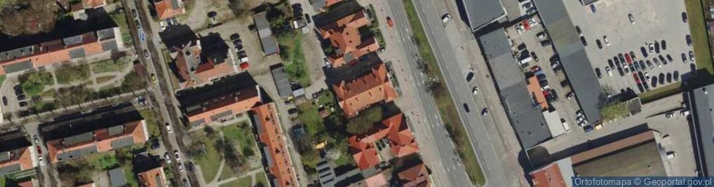 Zdjęcie satelitarne Aleja Grunwaldzka al.