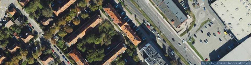 Zdjęcie satelitarne Aleja Grunwaldzka al.