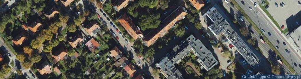 Zdjęcie satelitarne Aleja Grunwaldzka al.