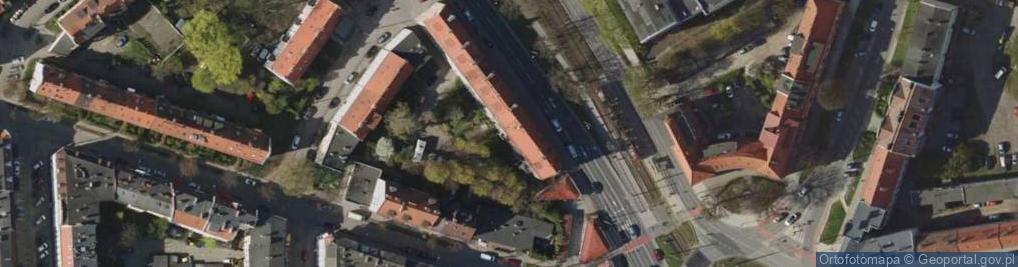 Zdjęcie satelitarne Aleja Legionów al.
