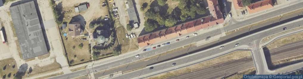 Zdjęcie satelitarne Aleje 11 Listopada al.