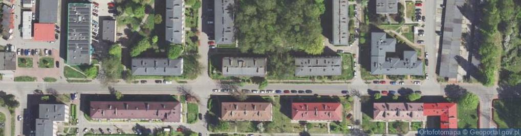 Zdjęcie satelitarne Aleja Tysiąclecia al.