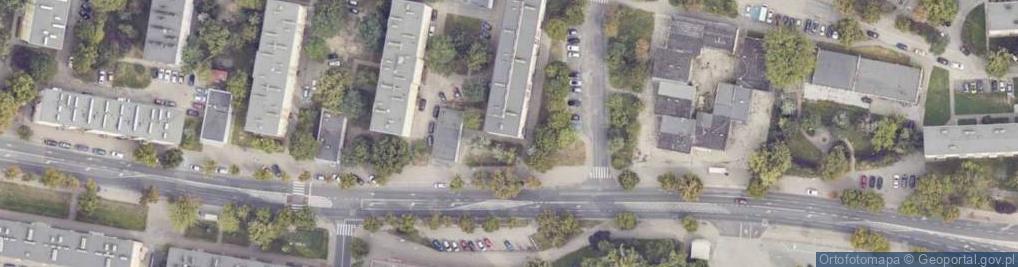 Zdjęcie satelitarne Aleje 1 Maja al.